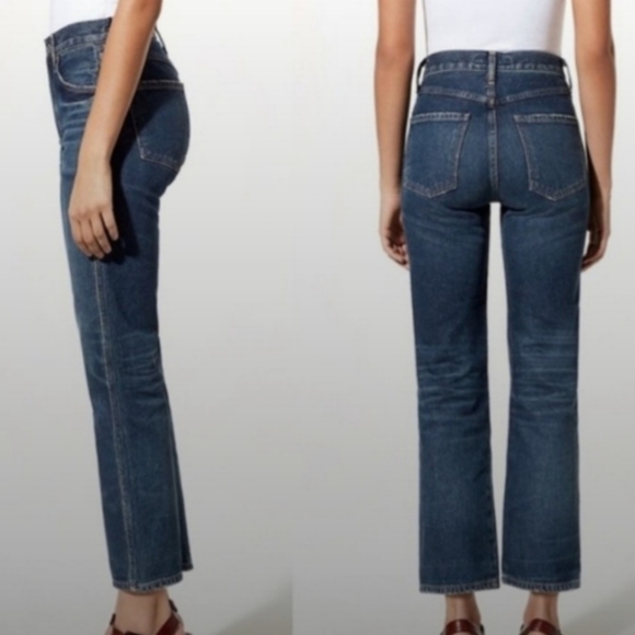 153. Wilfred x Citizens Of Humanity Liv straight crop blue jeans. - Picture 13 of 13